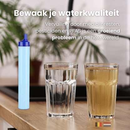 Outdoor waterfilter BPA-vrij (1500L) - Perfect voor camping & noodpakket